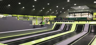 空气工厂蹦床馆东坝店 场地铺装材料的科学与艺术